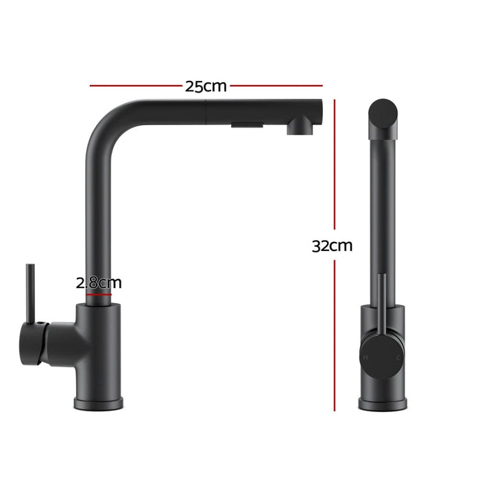 Goslash Picks Kitchen Mixer Tap Pull out Rectangle 2 Mode