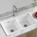 Kitchen Sink Stone Granite Laundry Basin Double Bowl