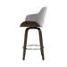 2x Kitchen Bar Stools Wooden Stool Chairs Swivel Velvet