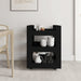 Kitchen Trolley Black 60x45x80 Cm Engineered Wood Nolnoi