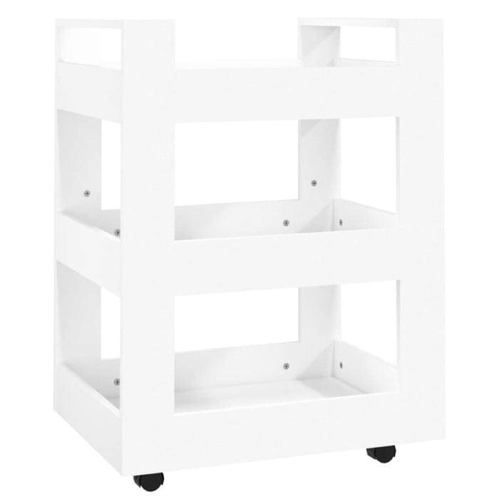 Kitchen Trolley White 60x45x80 Cm Engineered Wood Nolnol