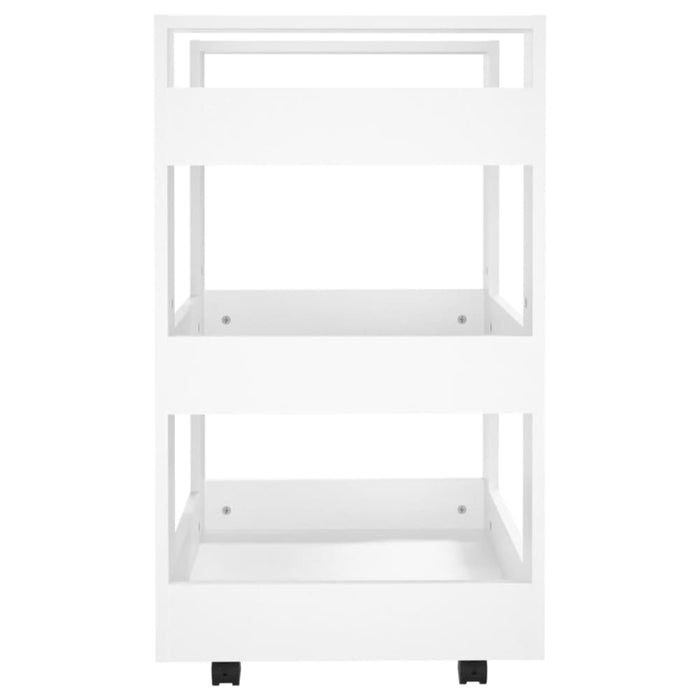 Kitchen Trolley White 60x45x80 Cm Engineered Wood Nolnol