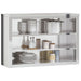 Kitchen Wall Cabinet with Shelves Stainless Steel Tilaai