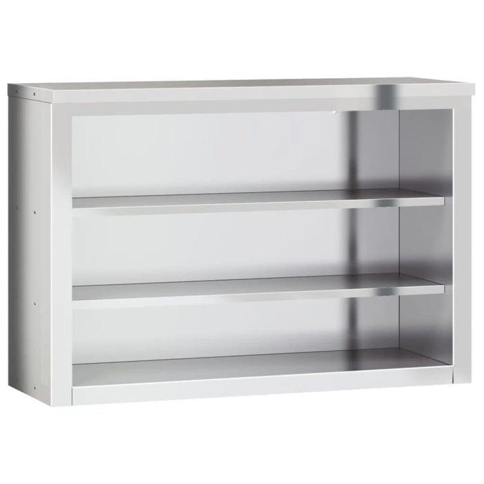 Kitchen Wall Cabinet with Shelves Stainless Steel Tilaai