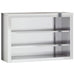 Kitchen Wall Cabinet with Shelves Stainless Steel Tilaai