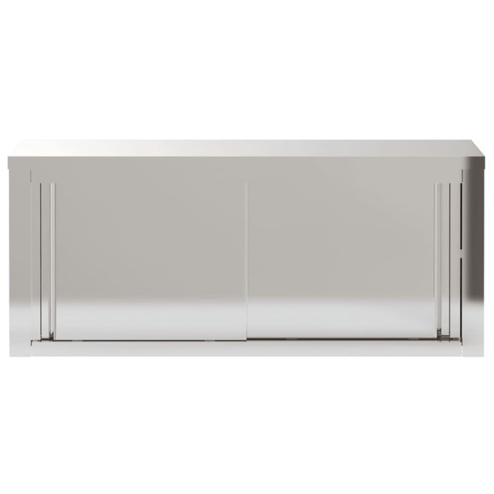 Kitchen Wall Cabinet With Sliding Doors Stainless Steel