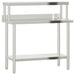 Kitchen Work Table With Overshelf 110x55x120 Cm Stainless