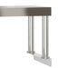 Kitchen Work Table With Overshelf 110x55x120 Cm Stainless