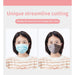 Kn95 Filtering 4 Layers Ladies Printed Mask 10 Pack Pink w