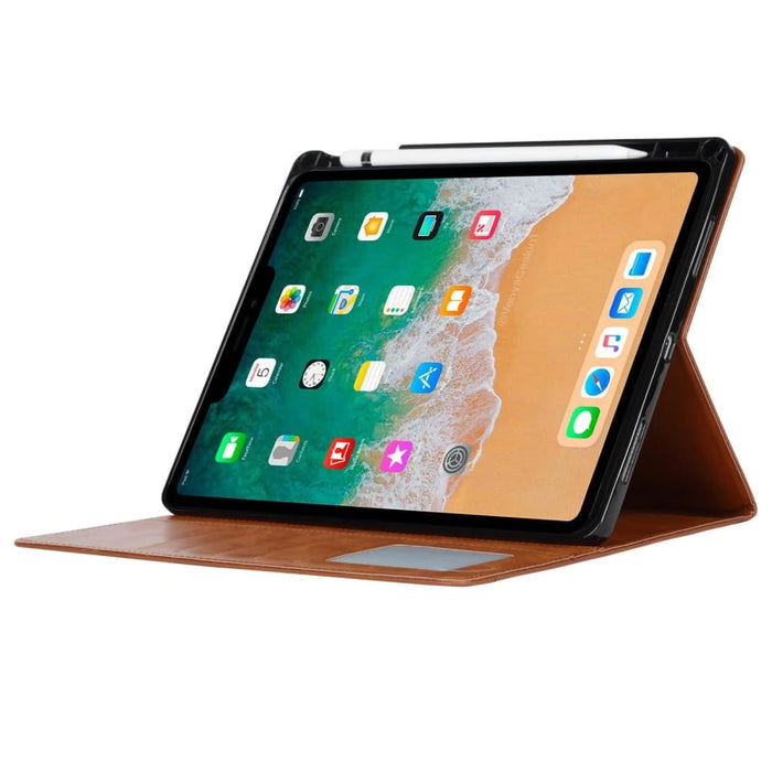 Knead Skin Texture Flip Leather Smart Tablet Case For Ipad