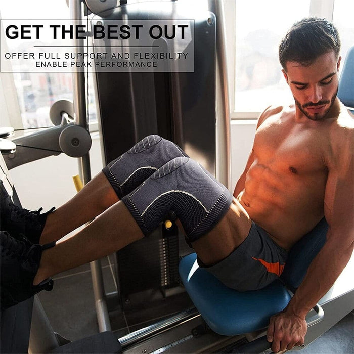 Knee Brace Leg Sleeve for Basketball Football Tennis Running