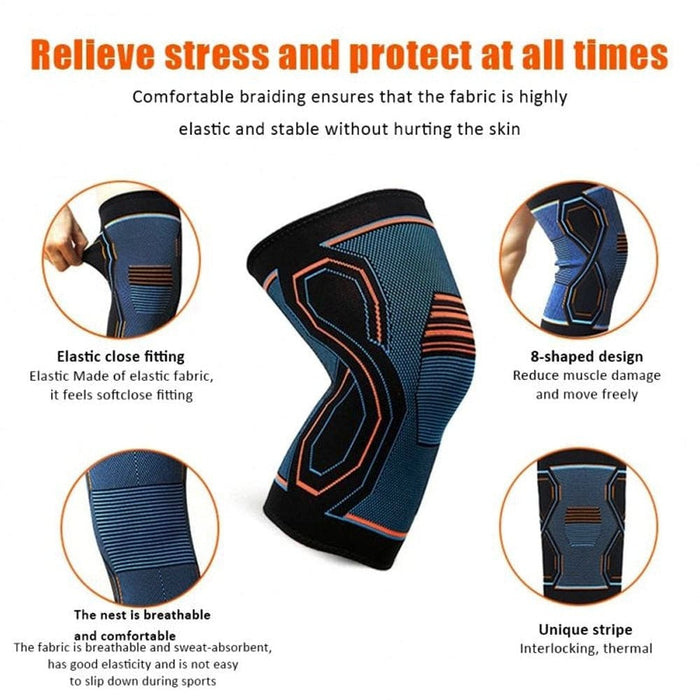 Knee Compression Sleeves Support for Running Cycling