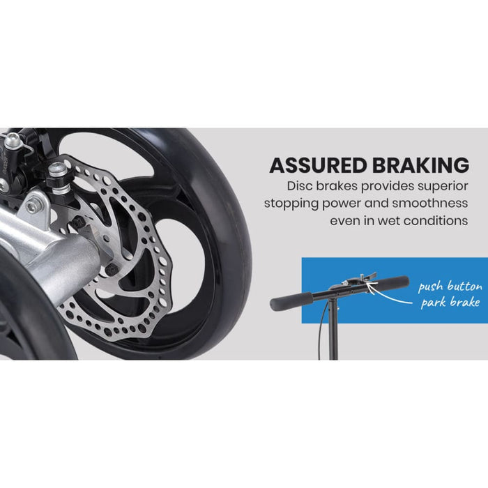 Knee Scooter Walker Disc Brake - Suspension Bag - Broken