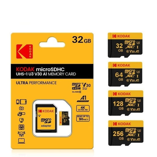 Kodak Micro Sd Card Memory Class 10 32gb 64gb 128gb 256gb