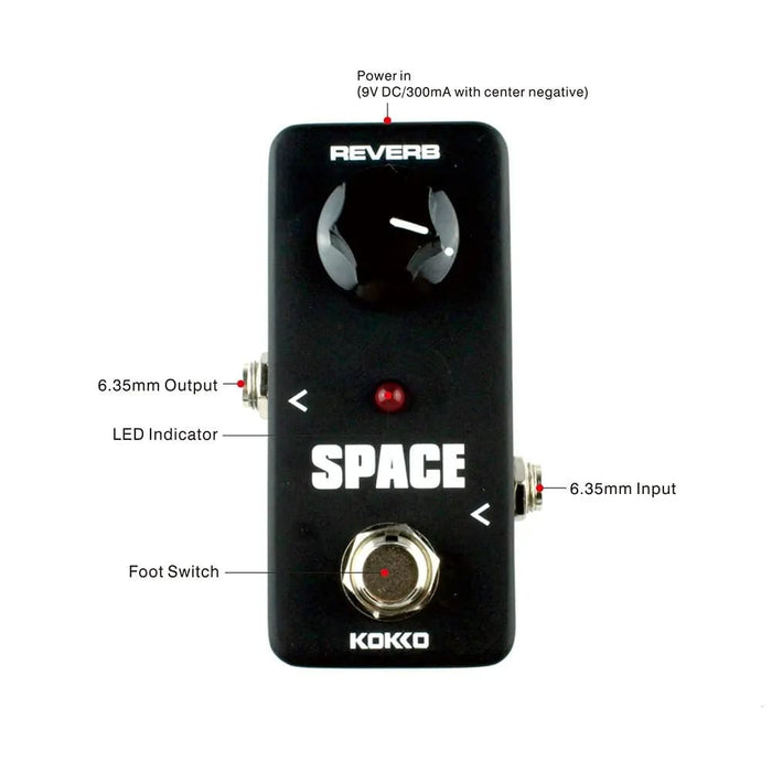 Kokko Portable Space Full Reverb Electric Guitar Effect