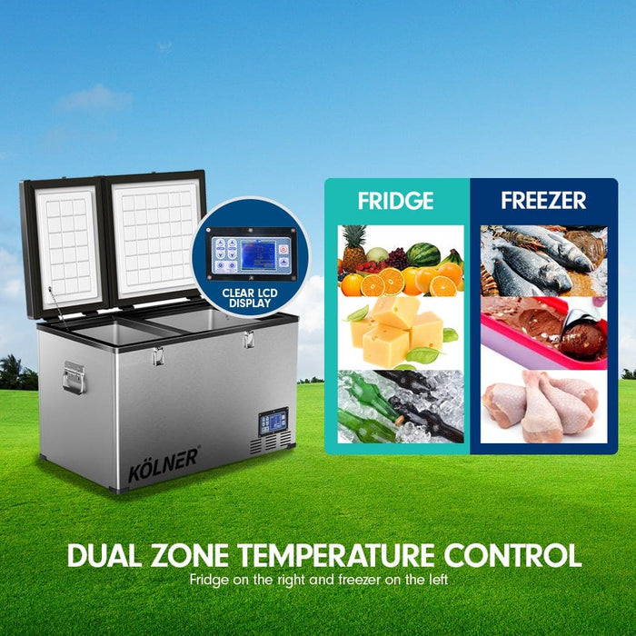 Kolner 80l Portable Fridge Cooler Freezer Camping