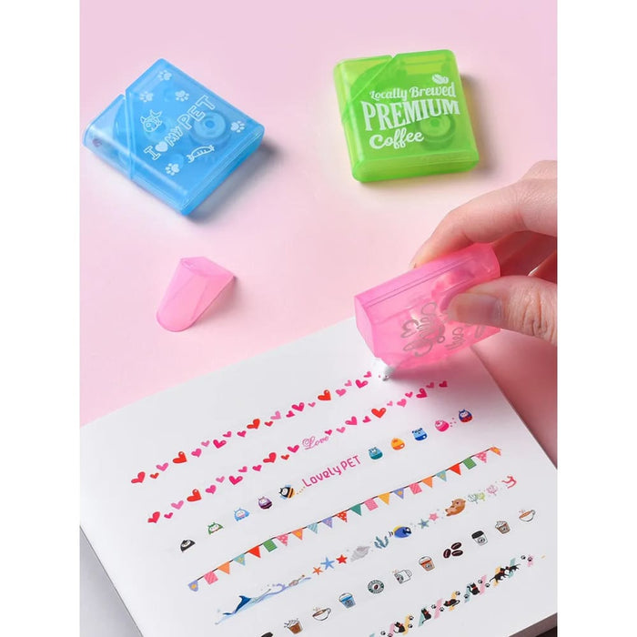 Korean Animal Decorative Correction Tape for Journal