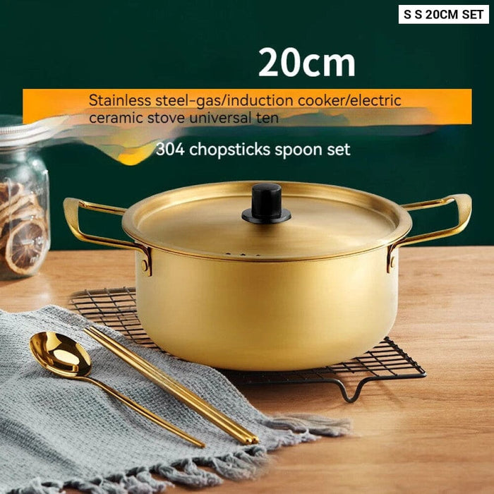 Korean Mini Military Noodle Pot for Camping