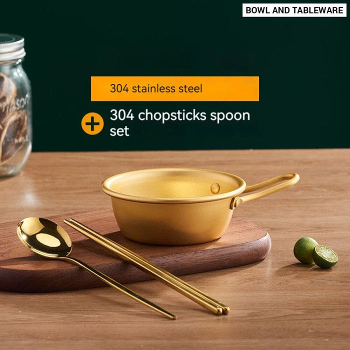 Korean Mini Military Noodle Pot for Camping