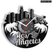La Skyline Vinyl Record Clock