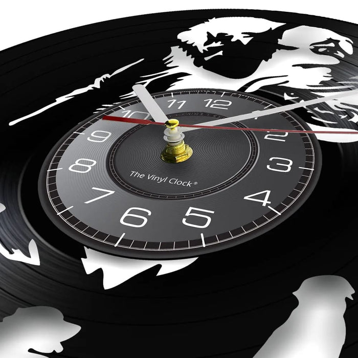 Labrador and Golden Retriever Vinyl Wall Clock