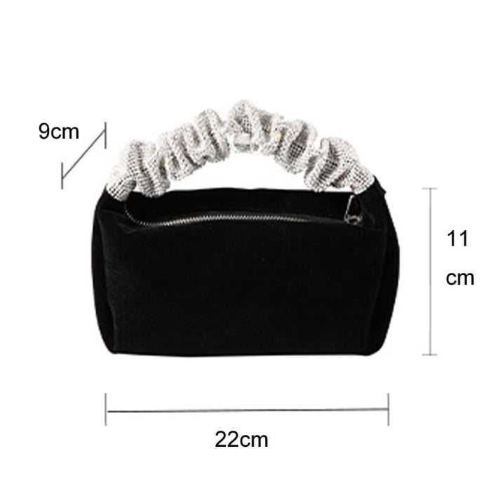 Ladies Banquet Evening Clutch Bag Black