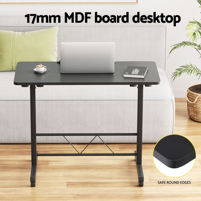 Laptop Desk Table Height Adjustable Wooden Bed Side Tables