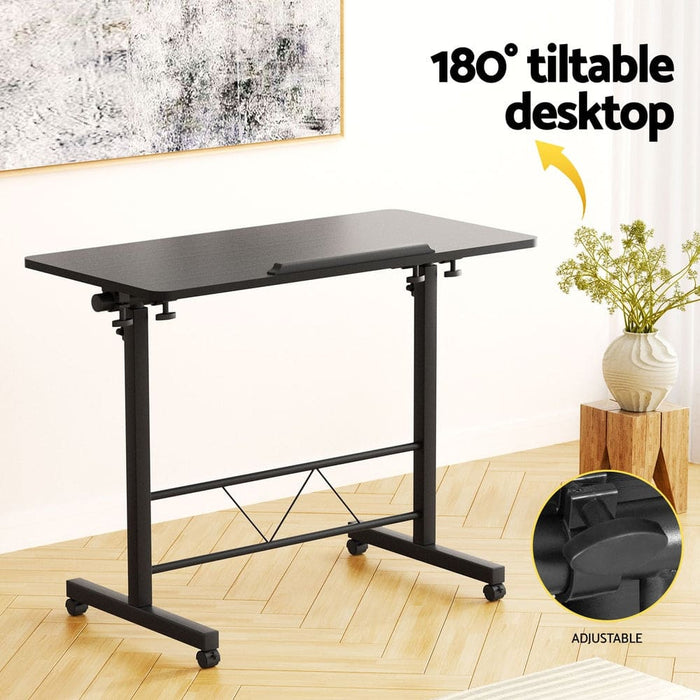 Laptop Desk Table Height Adjustable Wooden Bed Side Tables