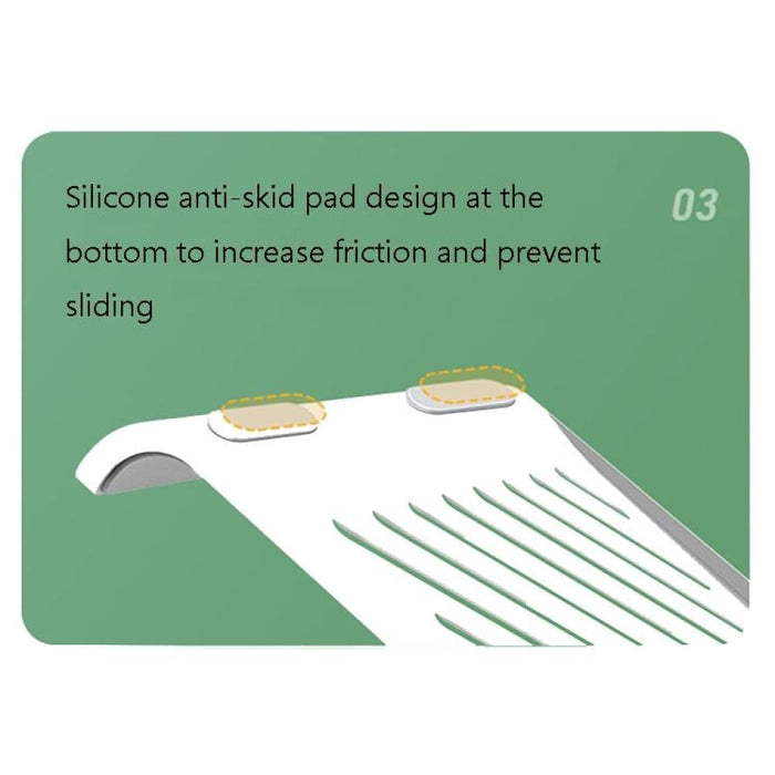 Laptop Support Folding Heightening Lifting Plate Cooling