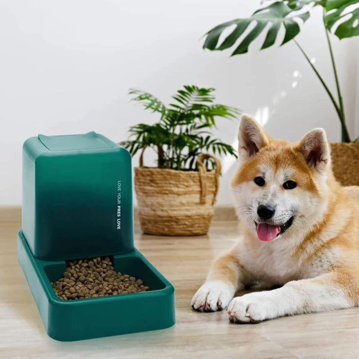 Large Capacity Automatic Dog Feeder Water Dispenser