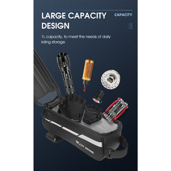 Large Capacity Design Reflective Bicycle Bag