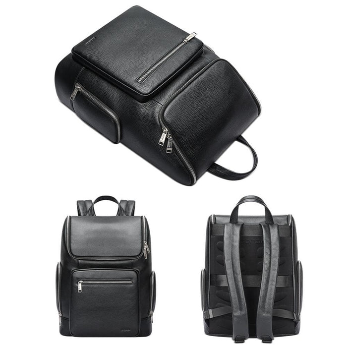 Large Capacity First Layer Cowhide Business Waterproof