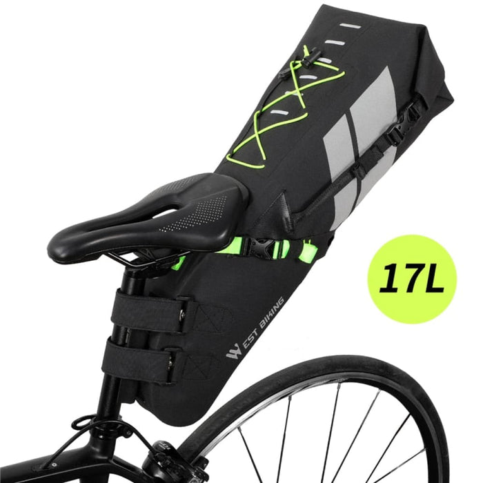 Large Capacity Foldable Waterproof Bicycle Tail Bag