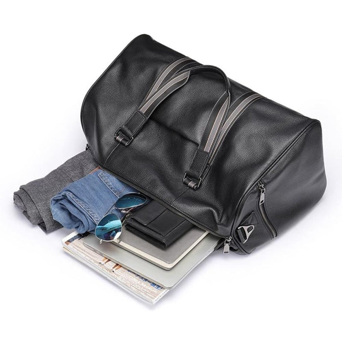 Large Capacity Leather Luggage Multifunctional Single