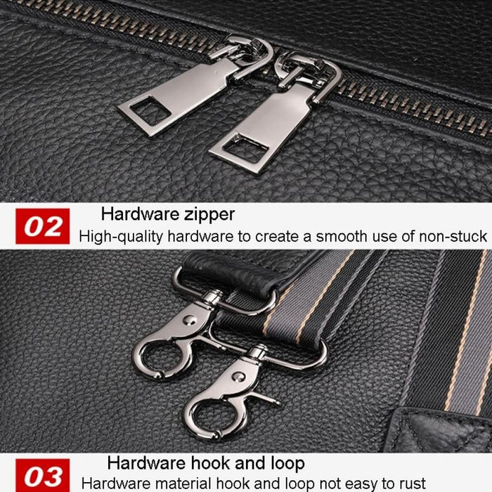 Large Capacity Leather Luggage Multifunctional Single