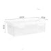 Large Capacity Pencil Case Box Transparent Pp Material