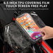 Large Capacity Reflective Bicycle Bag with 6.5 Inch Phone