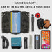 Large Capacity Reflective Bicycle Bag with 6.5 Inch Phone