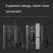 Large Capacity Waterproof Expandable Hard Shell Backpack