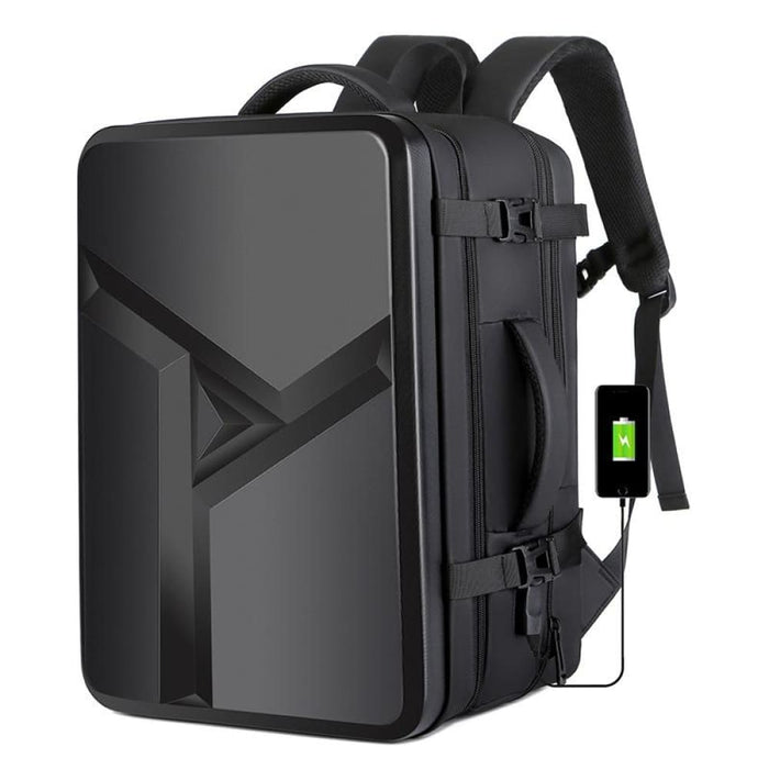 Large Capacity Waterproof Expandable Hard Shell Backpack