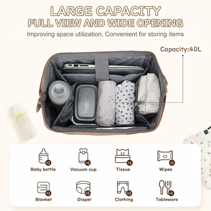 Large Diaper Bag Backpack for Baby