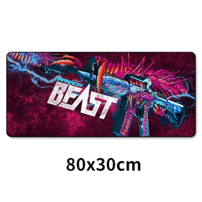 Large Lockedge Hyper Beast Desk Mousepad For Pc