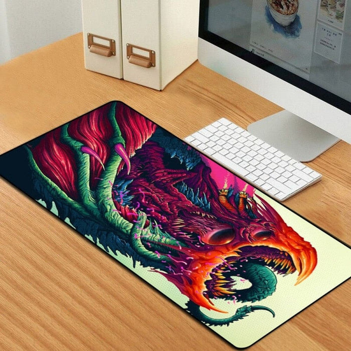 Large Lockedge Hyper Beast Desk Mousepad For Pc