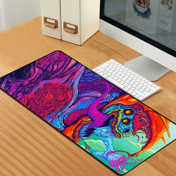 Large Lockedge Hyper Beast Desk Mousepad For Pc