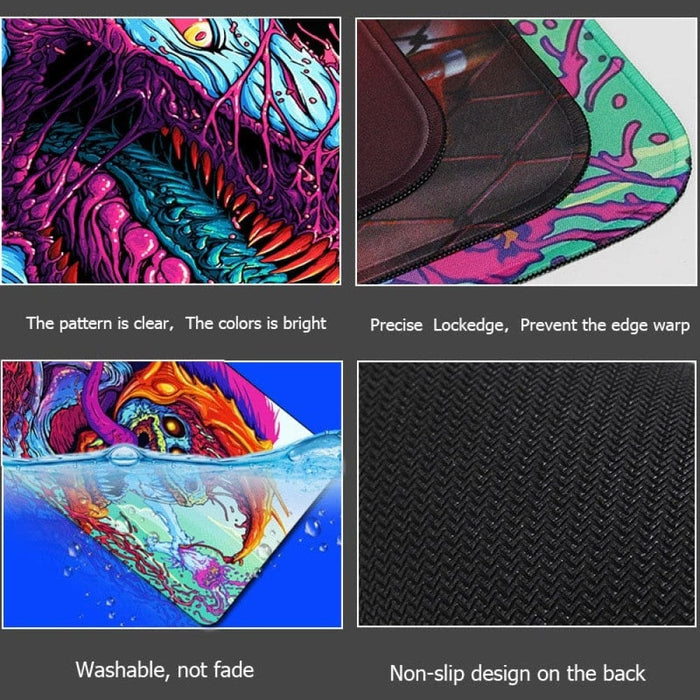 Large Lockedge Hyper Beast Desk Mousepad For Pc
