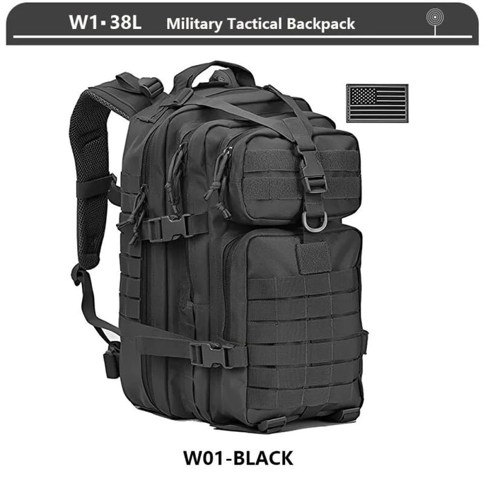 Large Waterproof Tactical Backpack For Outdoor Adventures