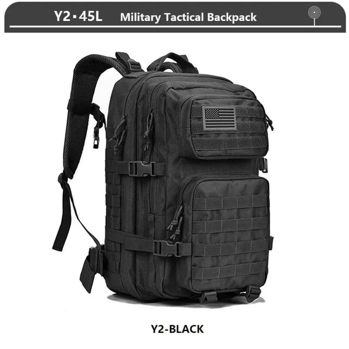 Large Waterproof Tactical Backpack For Outdoor Adventures