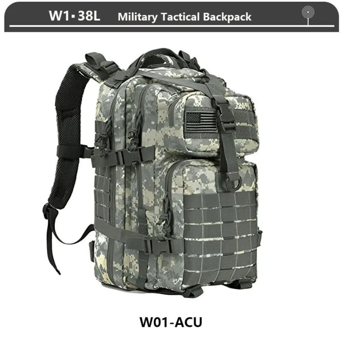 Large Waterproof Tactical Backpack For Outdoor Adventures