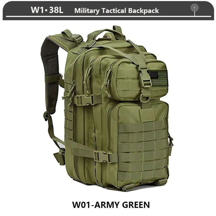 Large Waterproof Tactical Backpack For Outdoor Adventures
