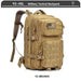 Large Waterproof Tactical Backpack For Outdoor Adventures